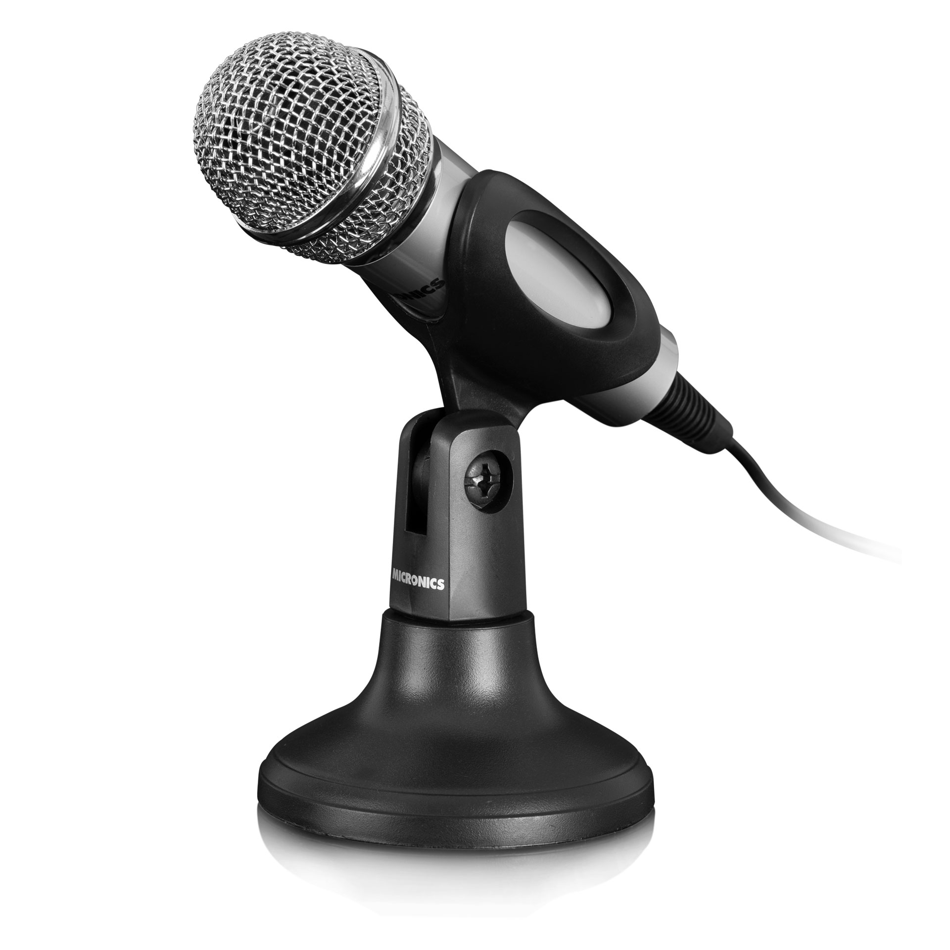 Micrófono con pedestal Erudito MIC P801 Micronics