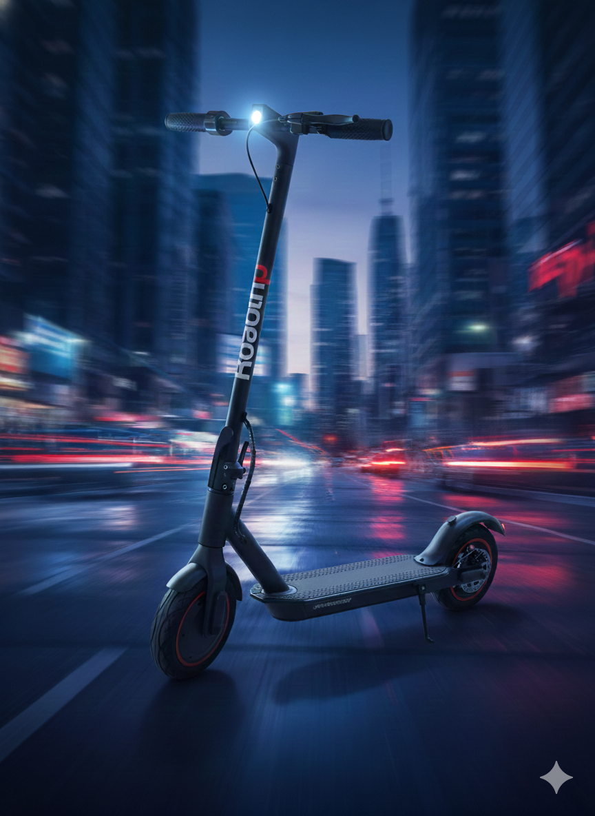 Scooter eléctrico 18 Km/h de velocidad, 25 Km de distancia