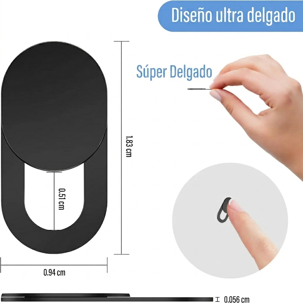 Cubierta de plástico para la camara